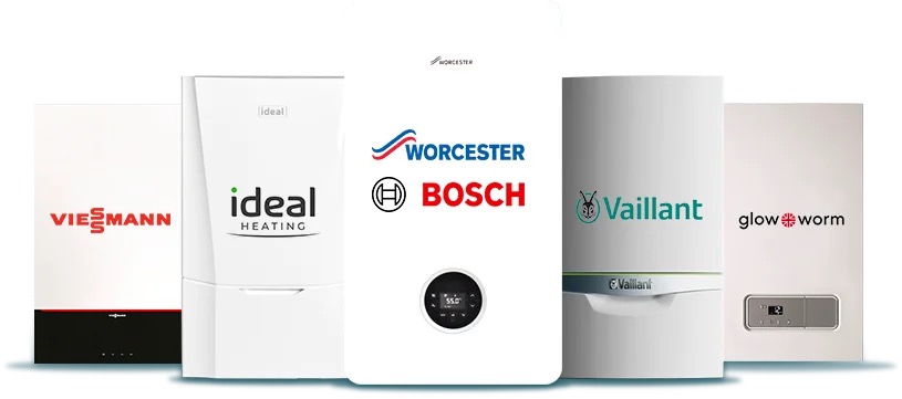 Boiler brands we install: Viessmann, Ideal Heating, Worcester Bosch, Vaillant and Glow-worm